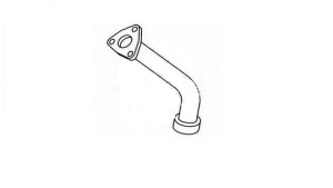 EXHAUST PIPE , R FOR MANIFOLD ASP.MB.3102782 621 490 0025 2622